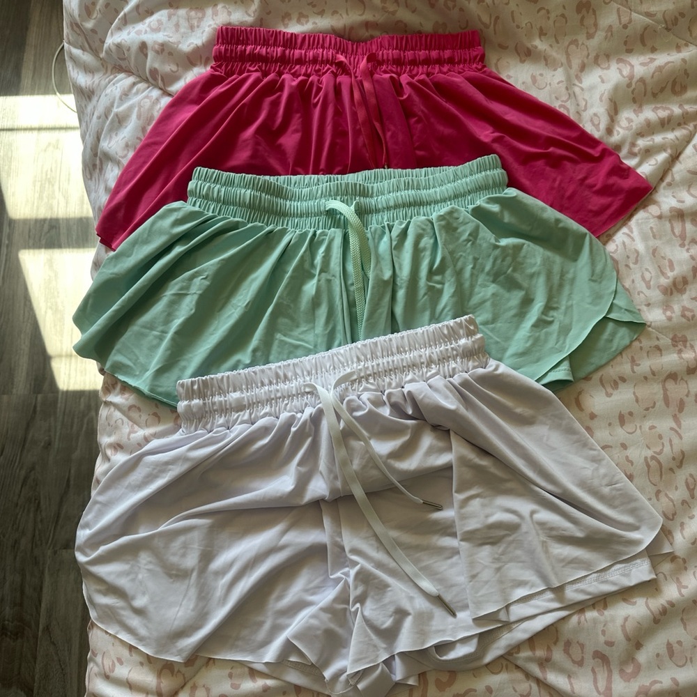 3-Pack Lightweight Lounge Skirt with Athletic Shorts Shorts Underneath